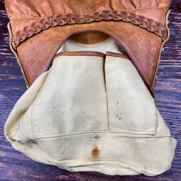 Cole Haan G Series Leather Saddlebag Handbag - Picture 7 of 12